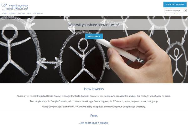Flat theme site design template sample
