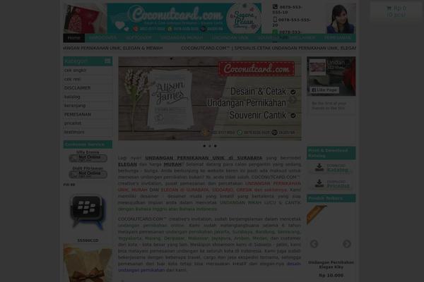 Wptoko theme site design template sample