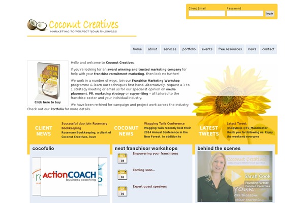 coconutcreatives.co.uk site used Coconut