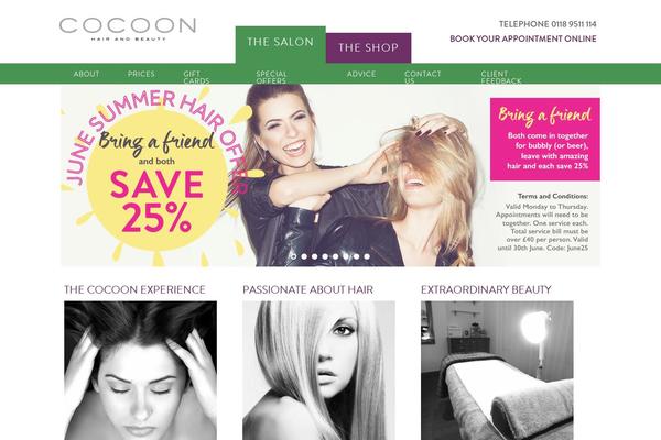 cocoon.co.uk site used Cocoonsalon