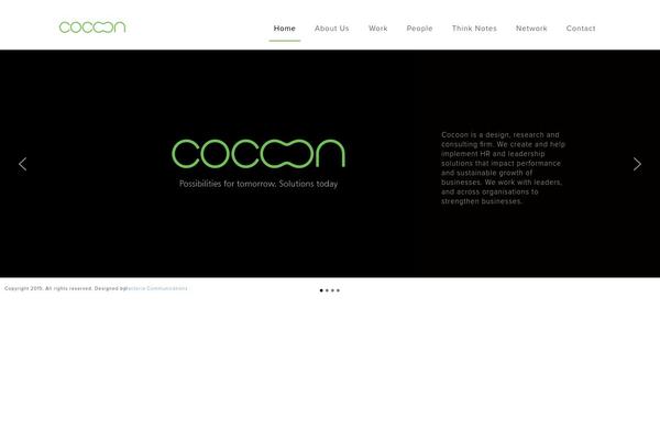 Cocoon theme site design template sample