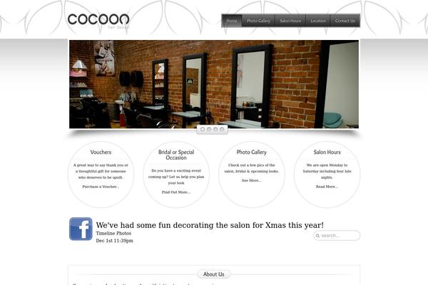 cocoonhair.co.nz site used Cocoon