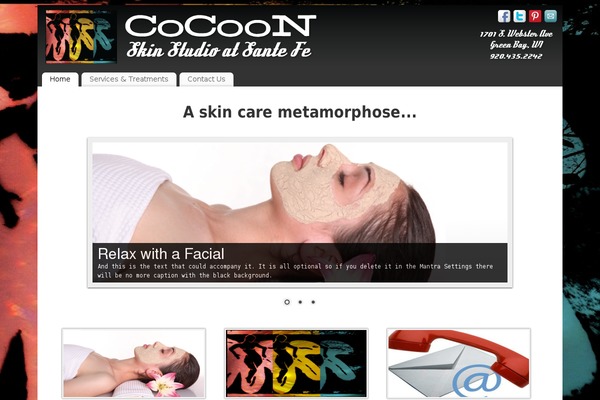 Mantra theme site design template sample