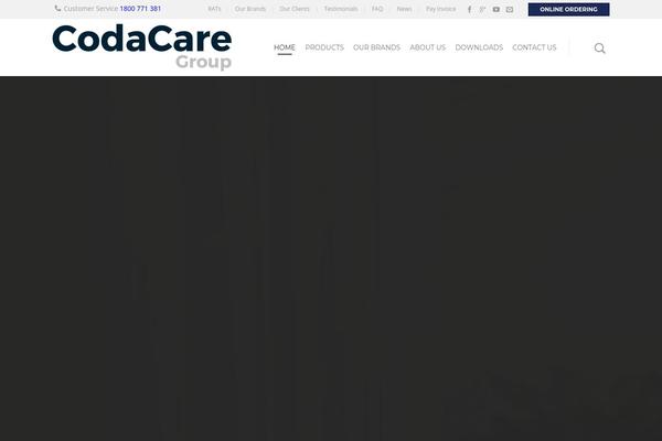 codacare.com.au site used Montserrat