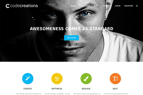 Bridge theme site design template sample