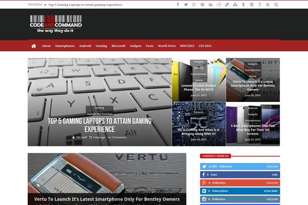 cnc theme websites examples