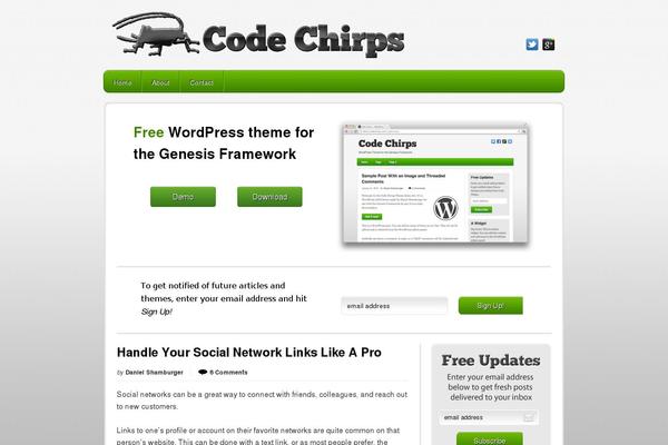codechirps.com site used Codechirps