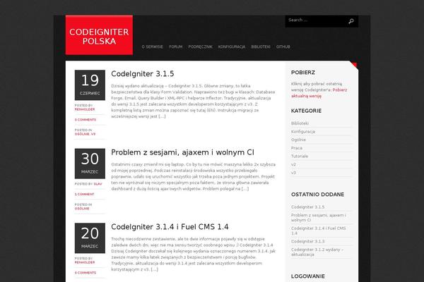 codeigniter.org.pl site used Blockwp-child