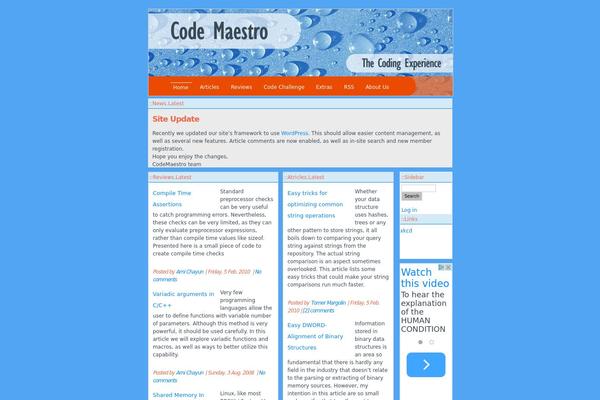 codemaestro.com site used Codemaestro