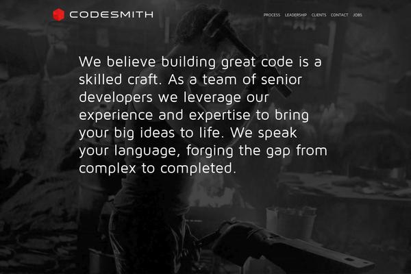 codesmithdev.com site used Codesmith