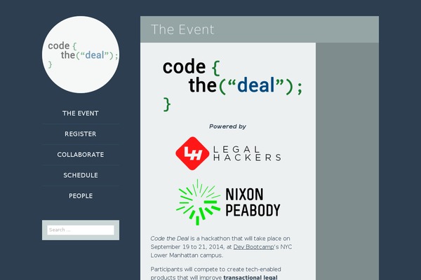 codethedeal.com site used Wp-zrihen1