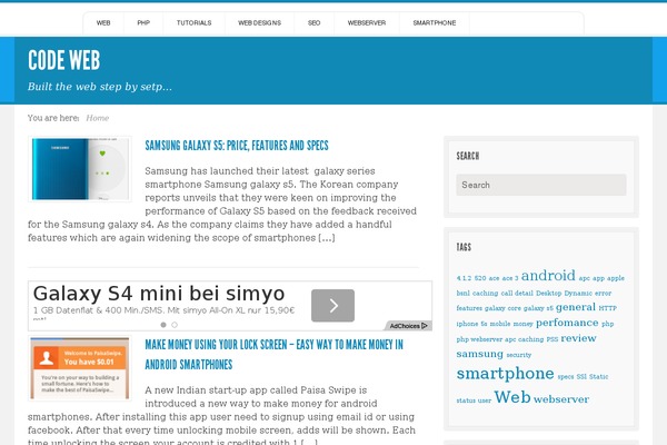 codeweb.in site used Branspan