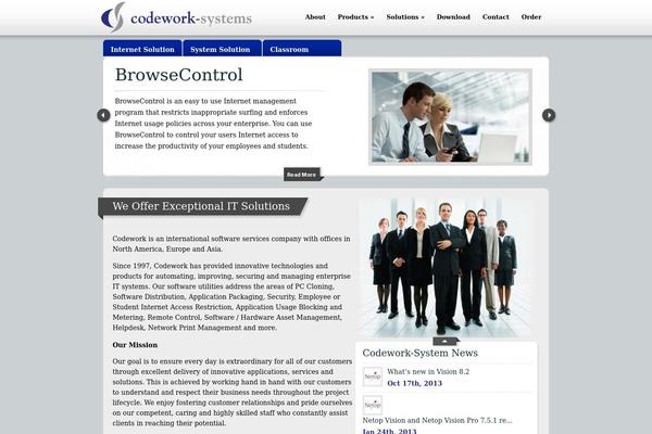 codework-systems.com site used eBusiness