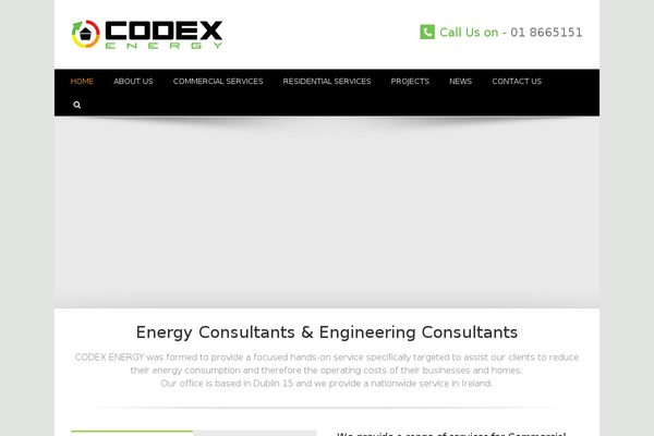Codex theme site design template sample