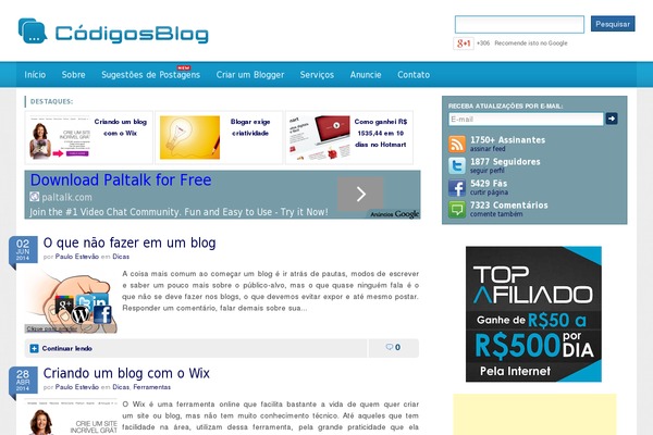 codigosblog.com.br site used Centiveone