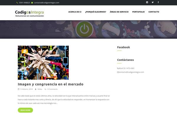 WordPress website example screenshot