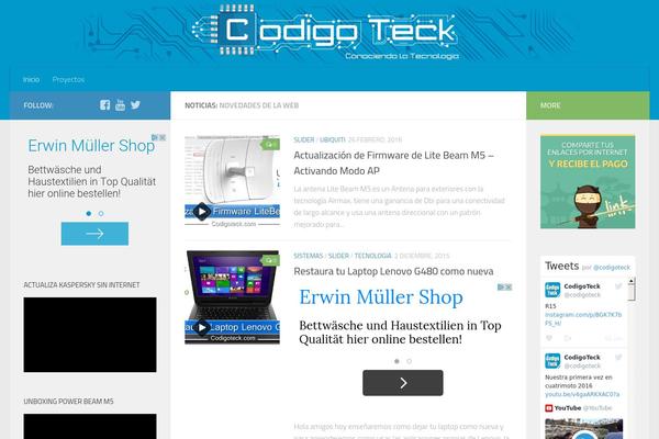 WordPress website example screenshot