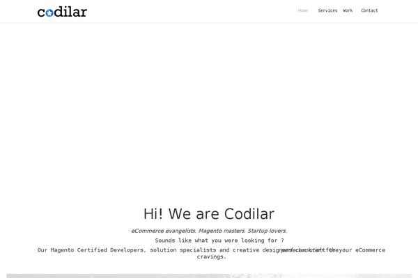 codilar.com site used Codilar