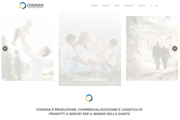 Bridge Child theme site design template sample