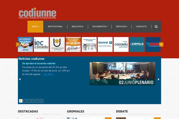 codiunne.org.ar site used Immunity