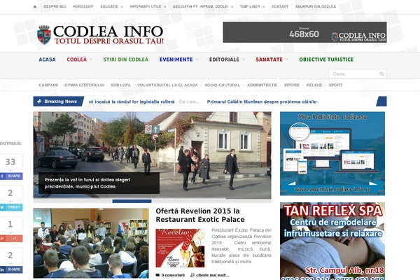 codlea-info.ro site used New-codlea