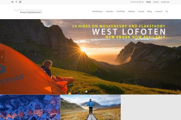 WordPress website example screenshot