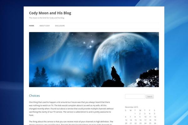 Twenty Twelve theme site design template sample