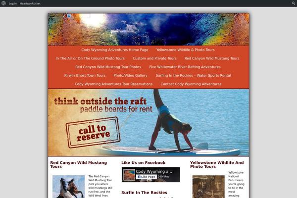 Headway theme site design template sample