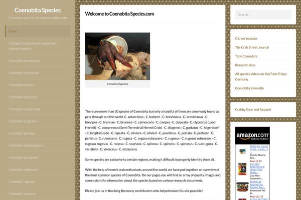 coenobitaspecies.com site used Annina