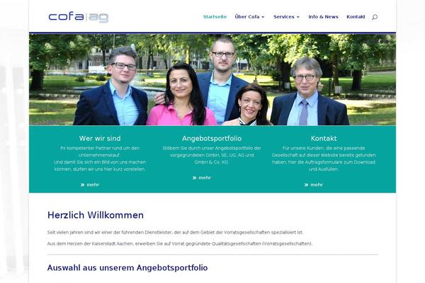 WordPress website example screenshot