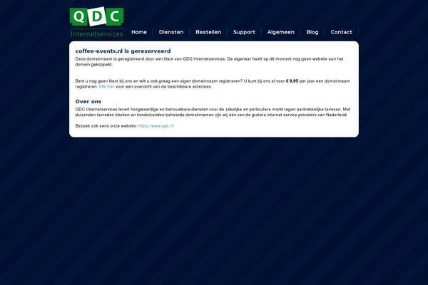 coffee-events.nl site used Finesse-child