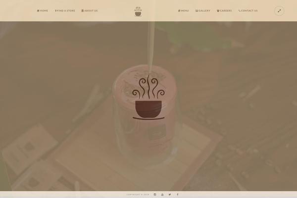 Kinetika theme site design template sample