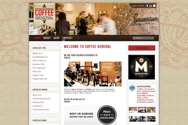 coffeegeneral.co.nz site used Coffeegeneral