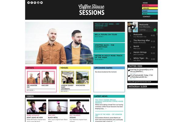 coffeehousesessions.com site used Ch-sessions