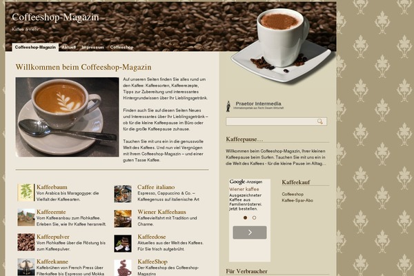coffeeshop-magazin.de site used Yaml-coffee