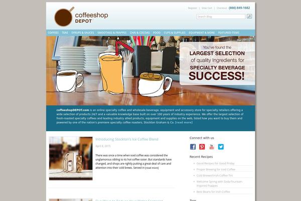 WordPress website example screenshot