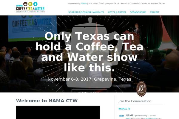 coffeeteaandwater.org site used Ctw