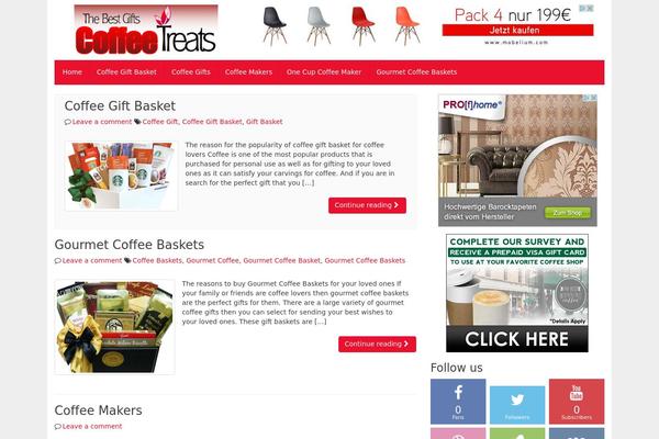 coffeetreats.net site used Fresh-profitpro