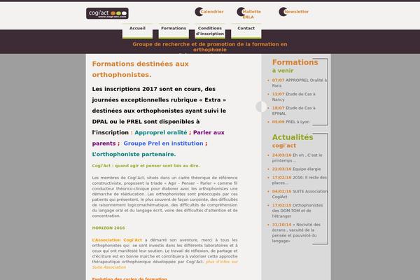 cogi-act.com site used Marée