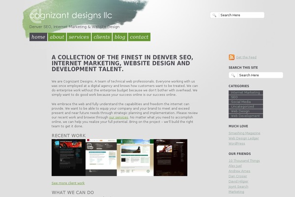 cognizant-designs.com site used Cognizantblog