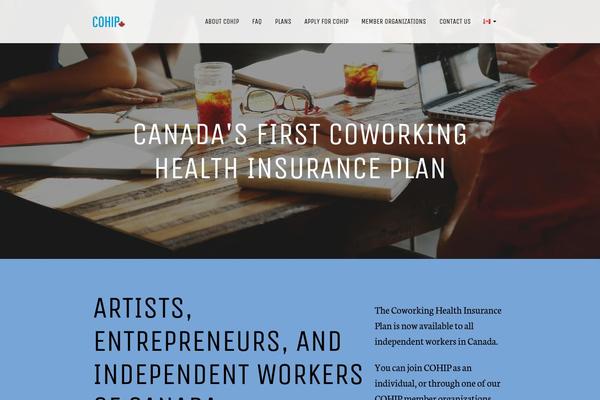 cohip.ca site used Flax_wp