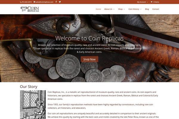 coinreplicas.com site used Coin-replicas-theme