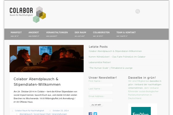 WordPress website example screenshot