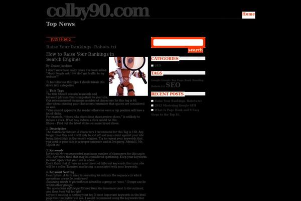 colby90.com site used Minimahl