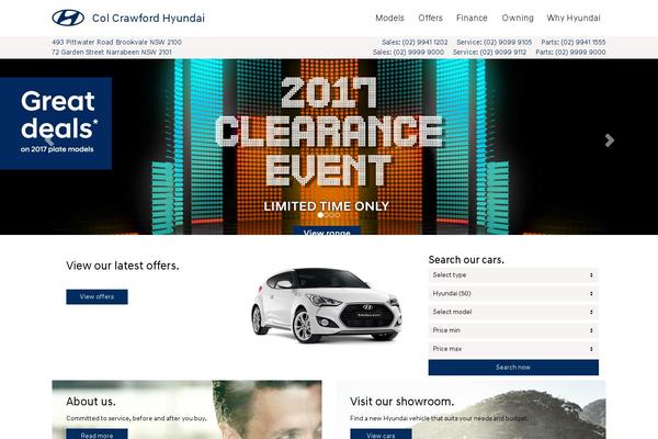 colcrawfordhyundai.com.au site used Hyundai1