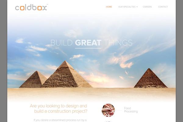 Coldbox theme site design template sample
