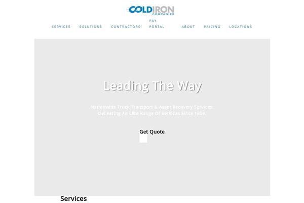 coldironcompanies.com site used Minus