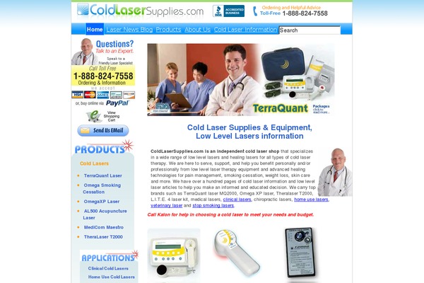 cold_laser WordPress theme, websites list used cold_laser theme cold_laser theme websites examples