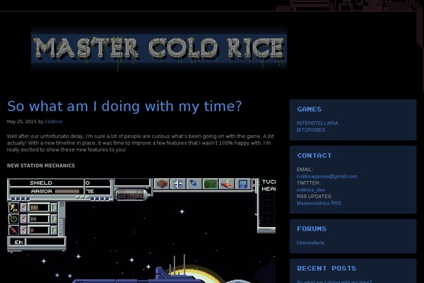 coldricegames.com site used Coldrice