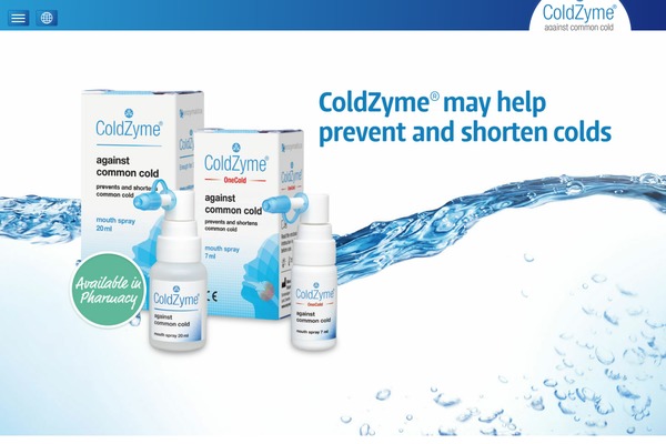 coldzyme.co.uk site used Coldzyme